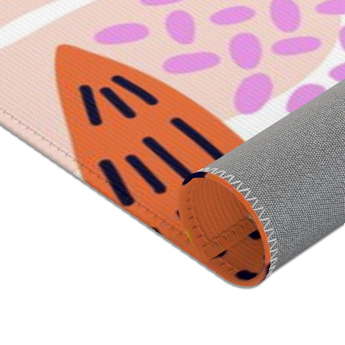 Floral Area Rug | Groovy Colorful Jungle Leaves