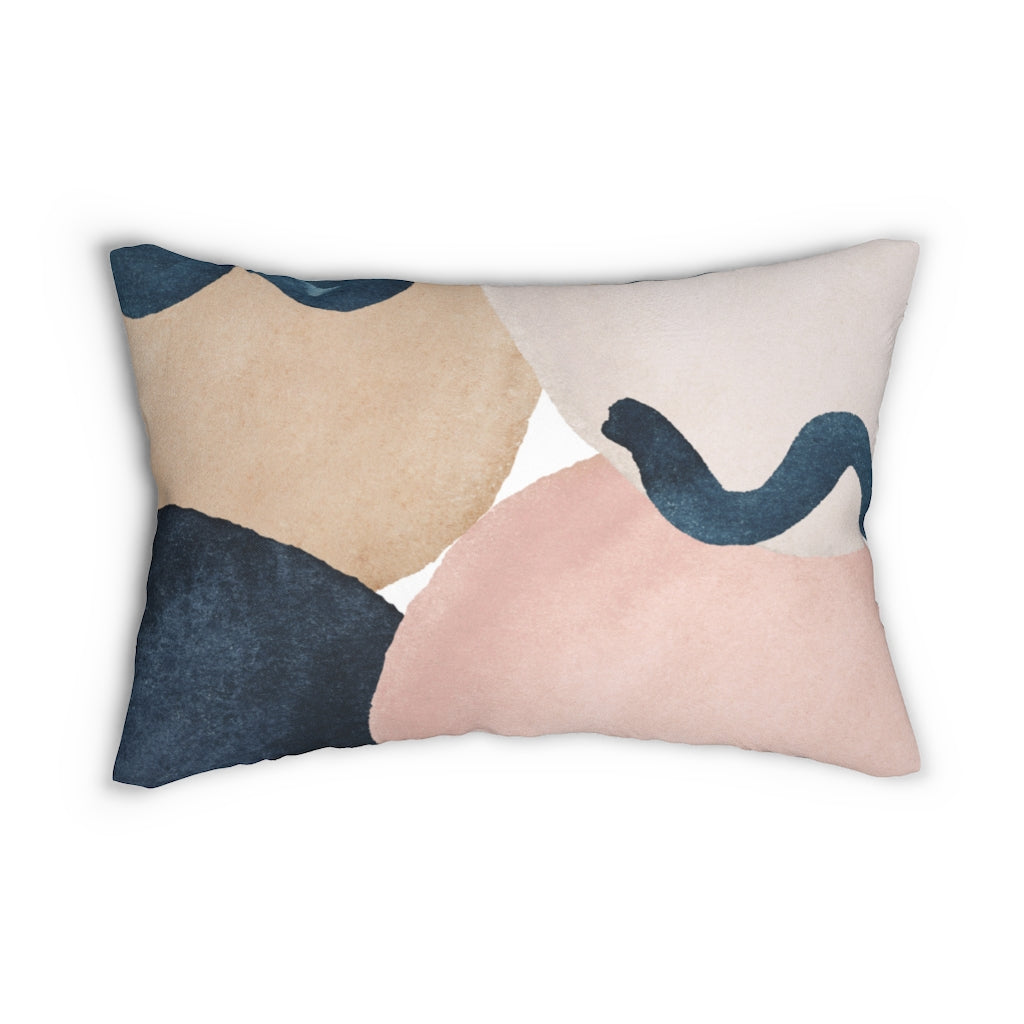 Lumbar rectangle throw pillow