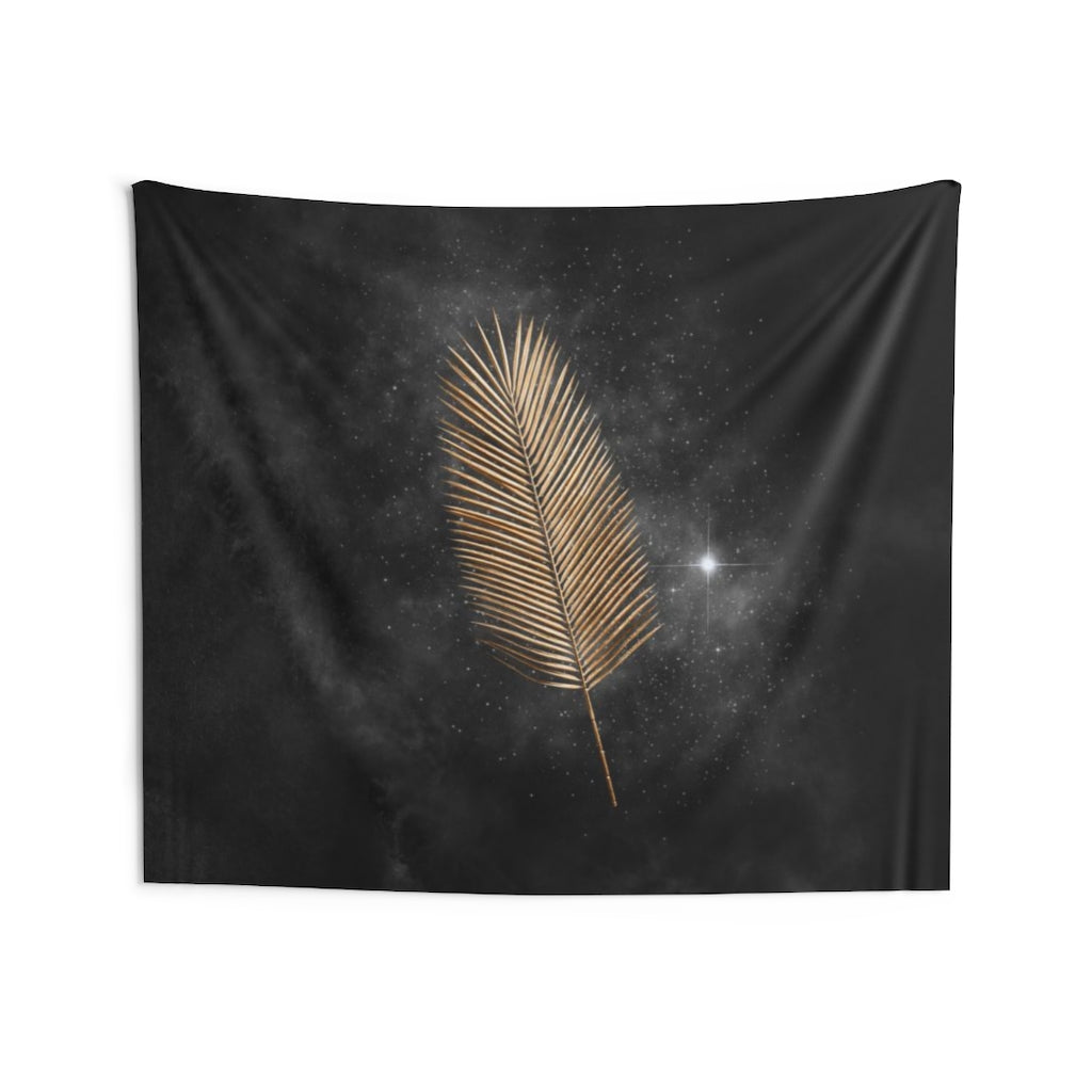 Mystical Tapestry | Black Celestial Feather