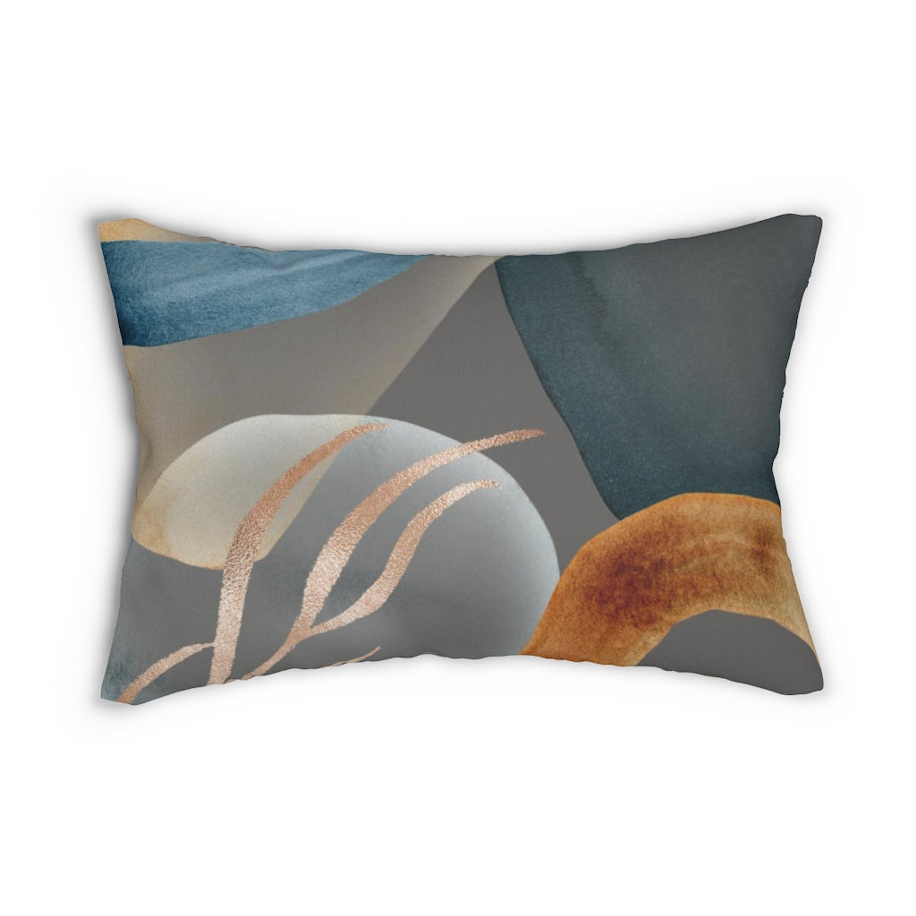 Lumbar rectangle throw pillow