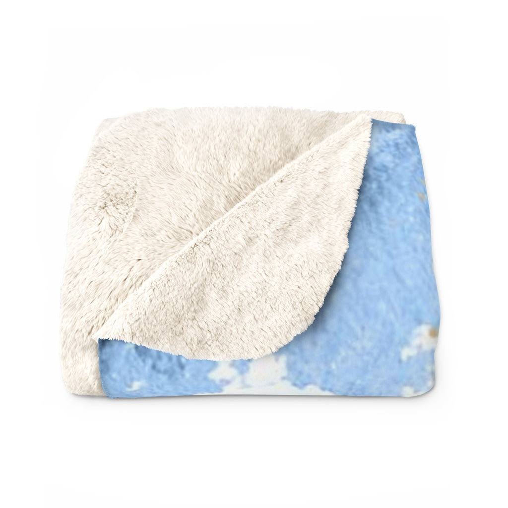 modern abstract cozy blanket