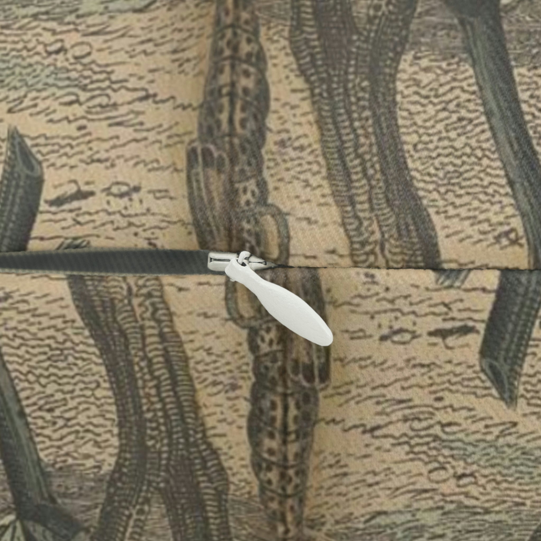 Vintage Butterflies Forest Lumbar Pillow