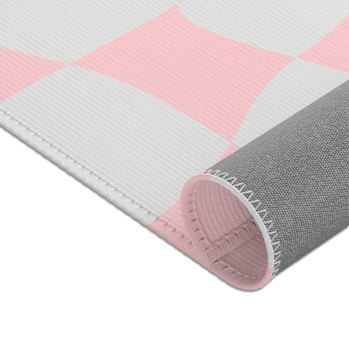 Checkered Area Rug | Pastel Retro Preppy