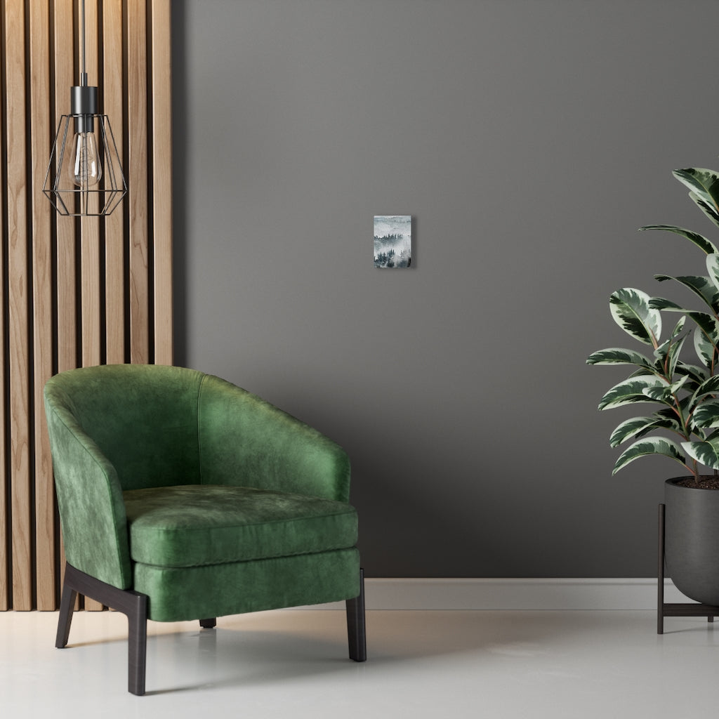 Nature Wall Canvas Art | Gray Woodlands