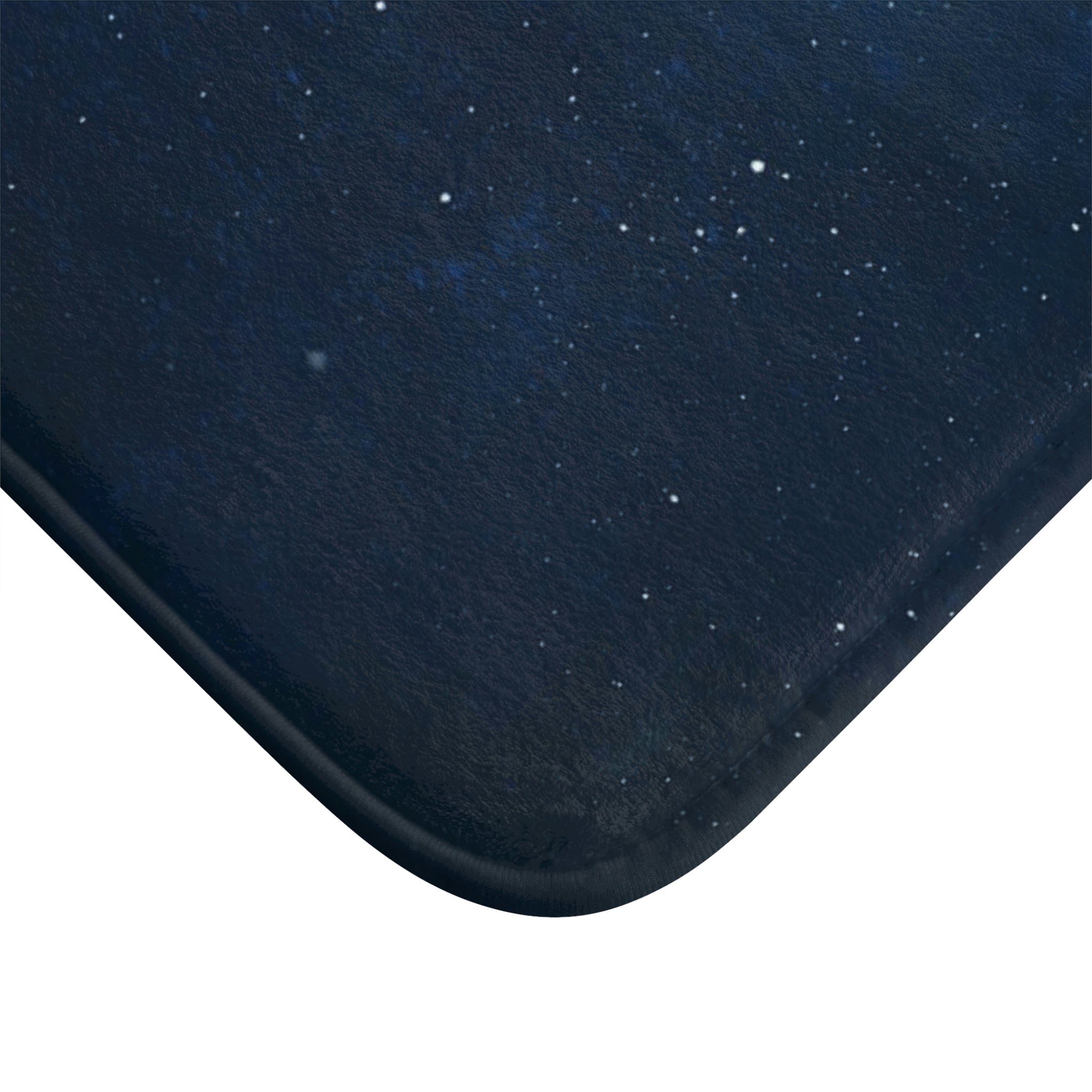 Bath, Kitchen Mat | Cosmic, Celestial Navy Blue Galaxy