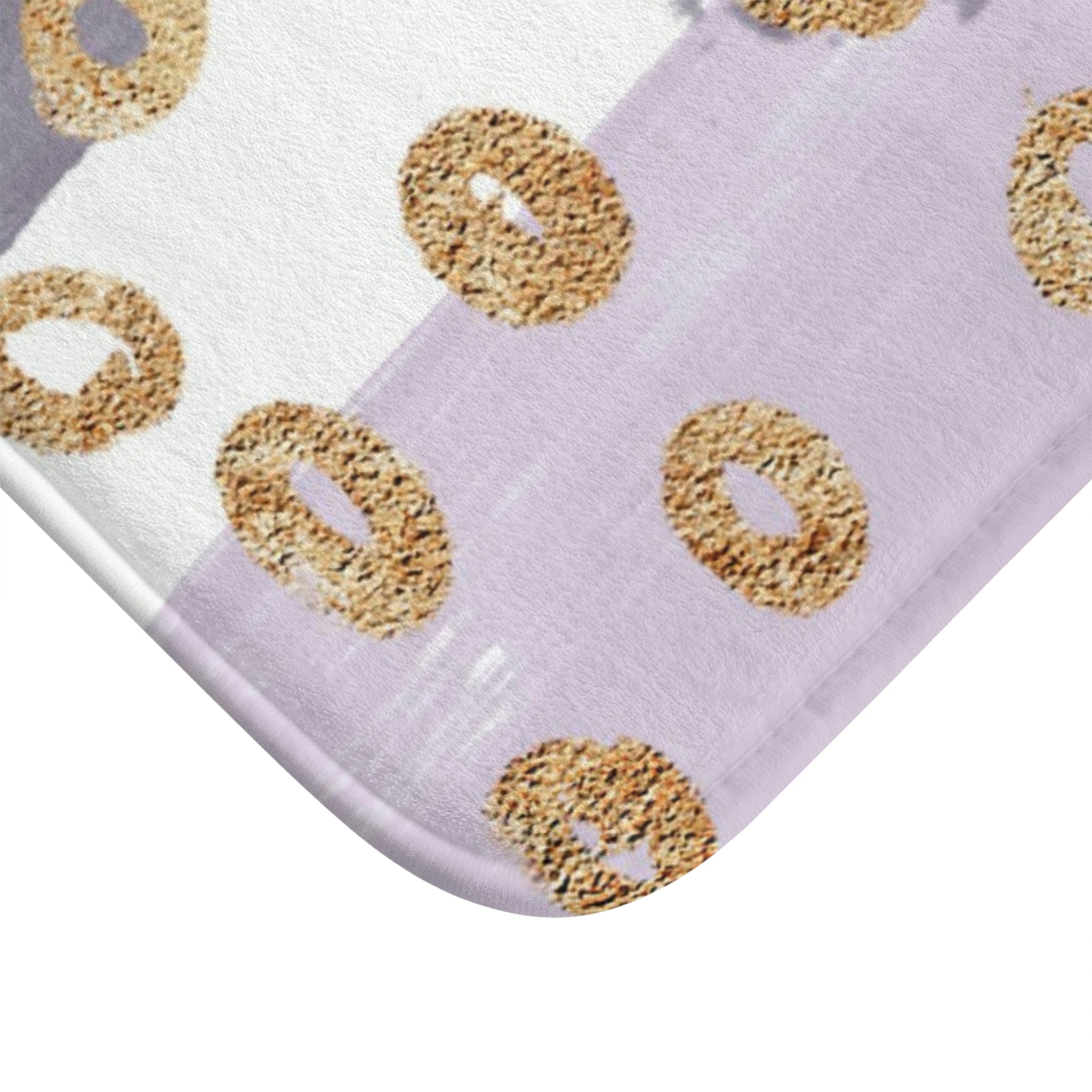 Boho Abstract Bath, Kitchen Mat | Lavender Purple