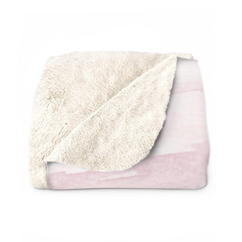 Floral Blanket | Blush Pink
