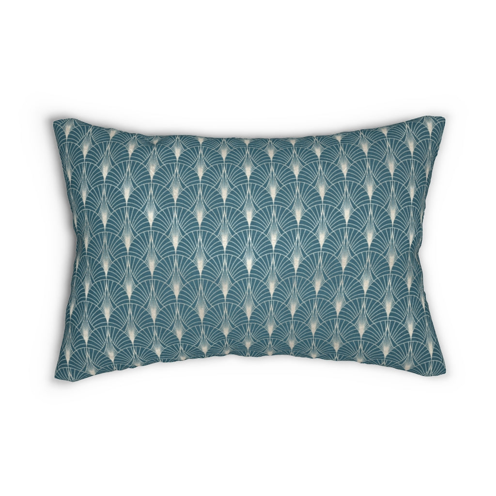 Teal 2024 rectangle pillow