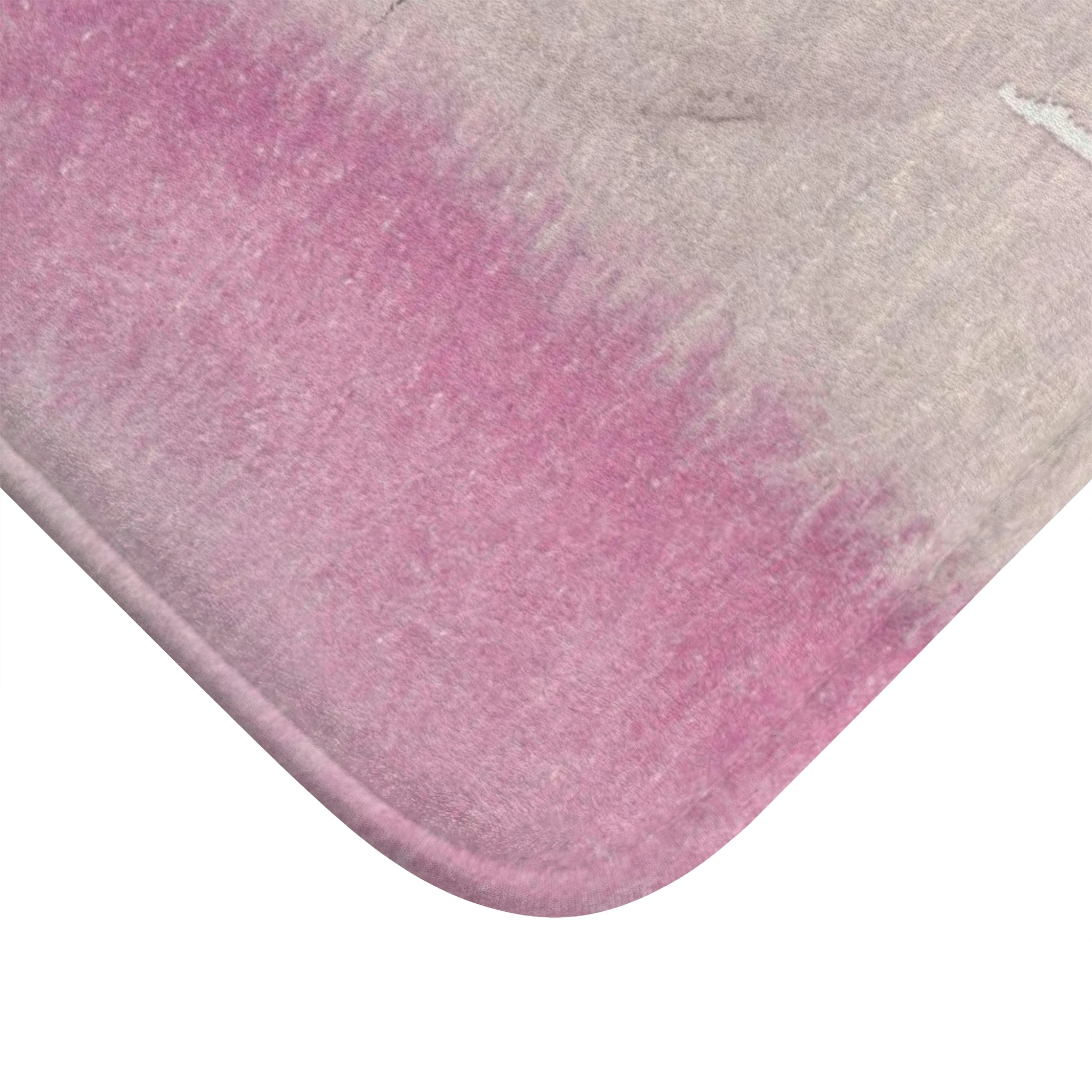 Boho Abstract Bath, Kitchen Mat | Blush Pink Gray