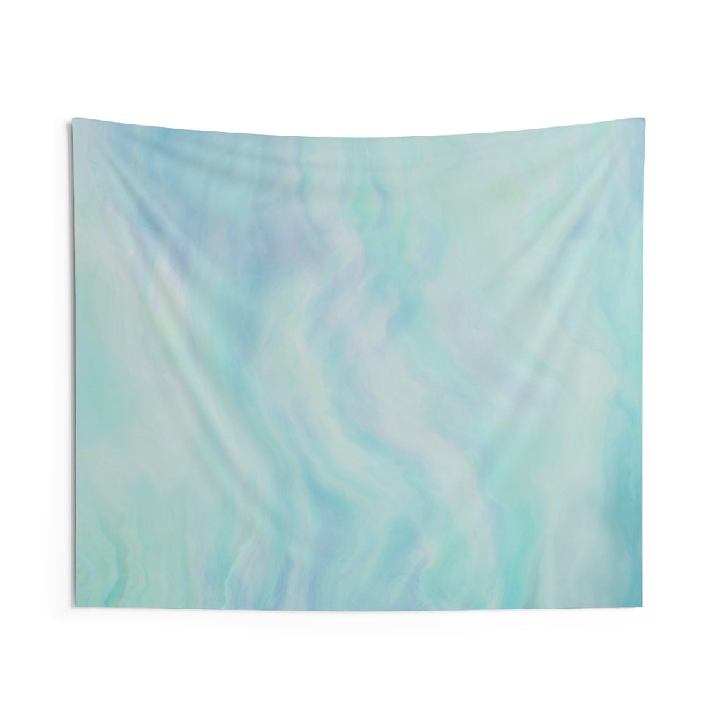 Abstract Tapestry | Green Blue Teal