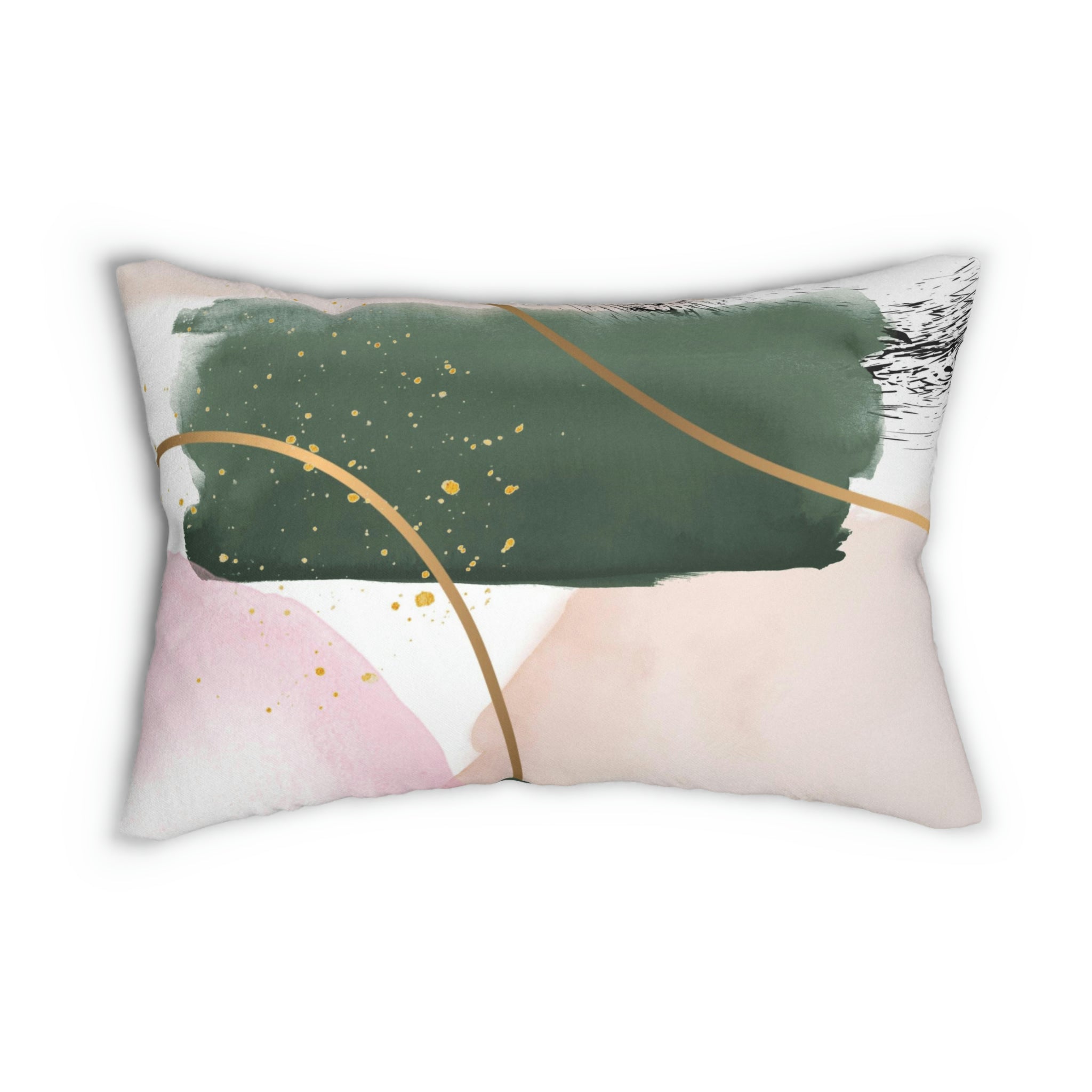 Lumbar rectangle throw pillow
