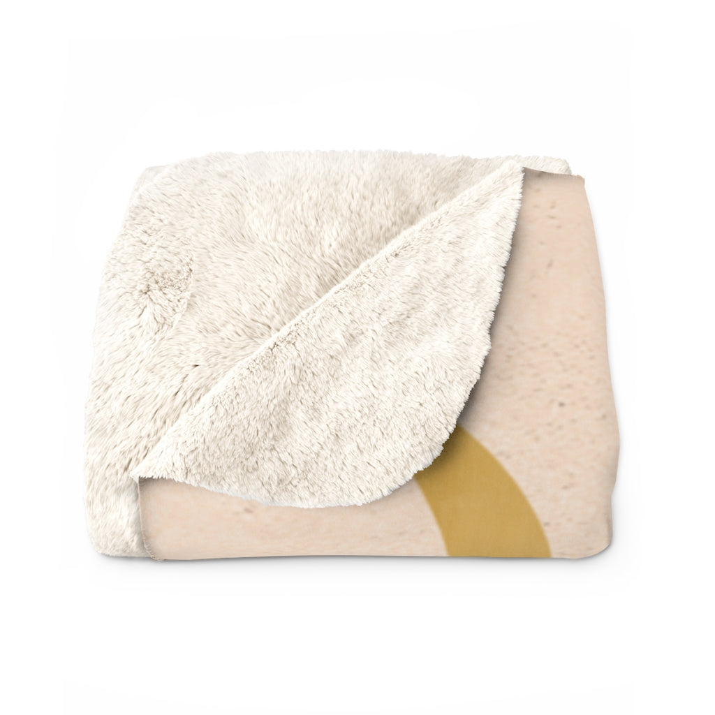 modern abstract cozy blanket