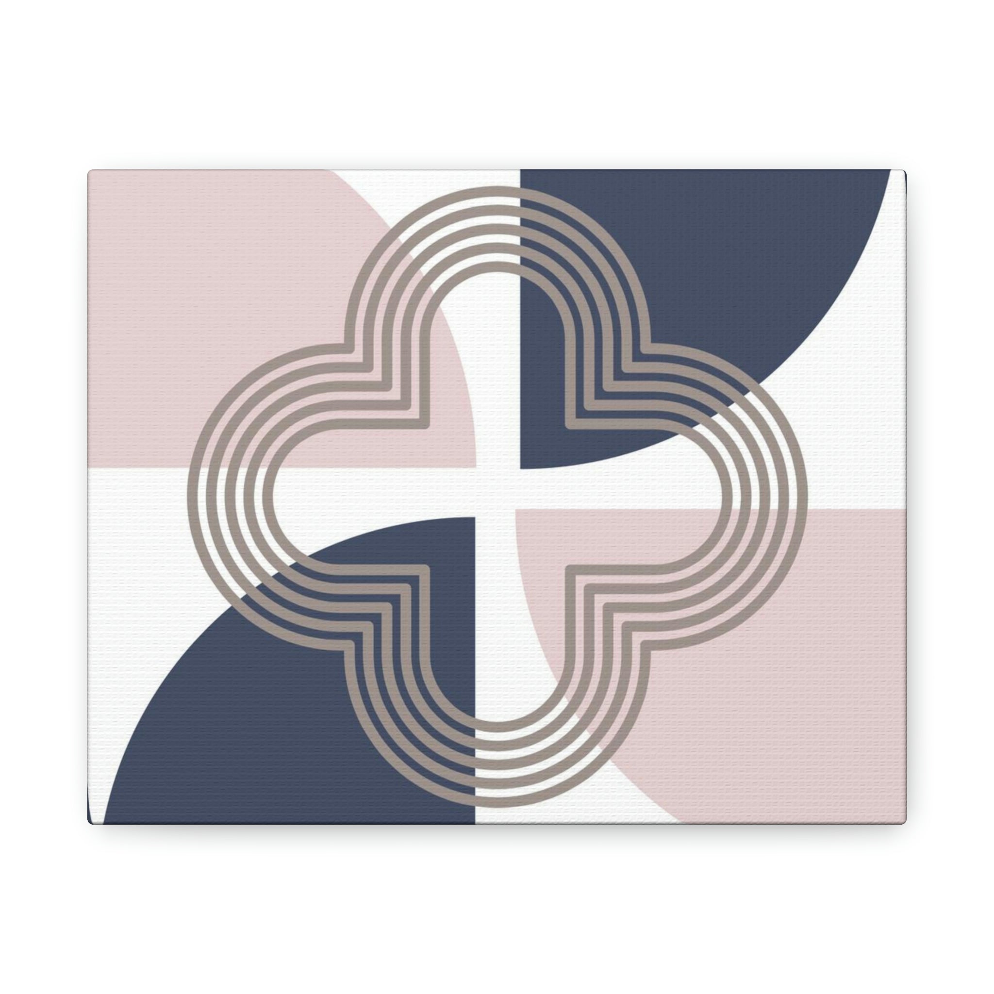 Mid Century Canvas Wall Art | Geometric
