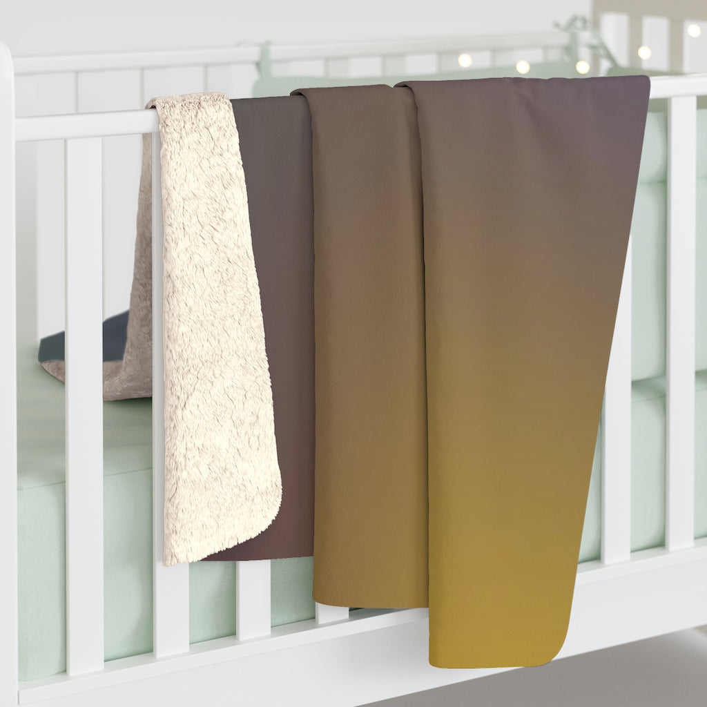Gradient Comfy Blanket | Purple Yellow