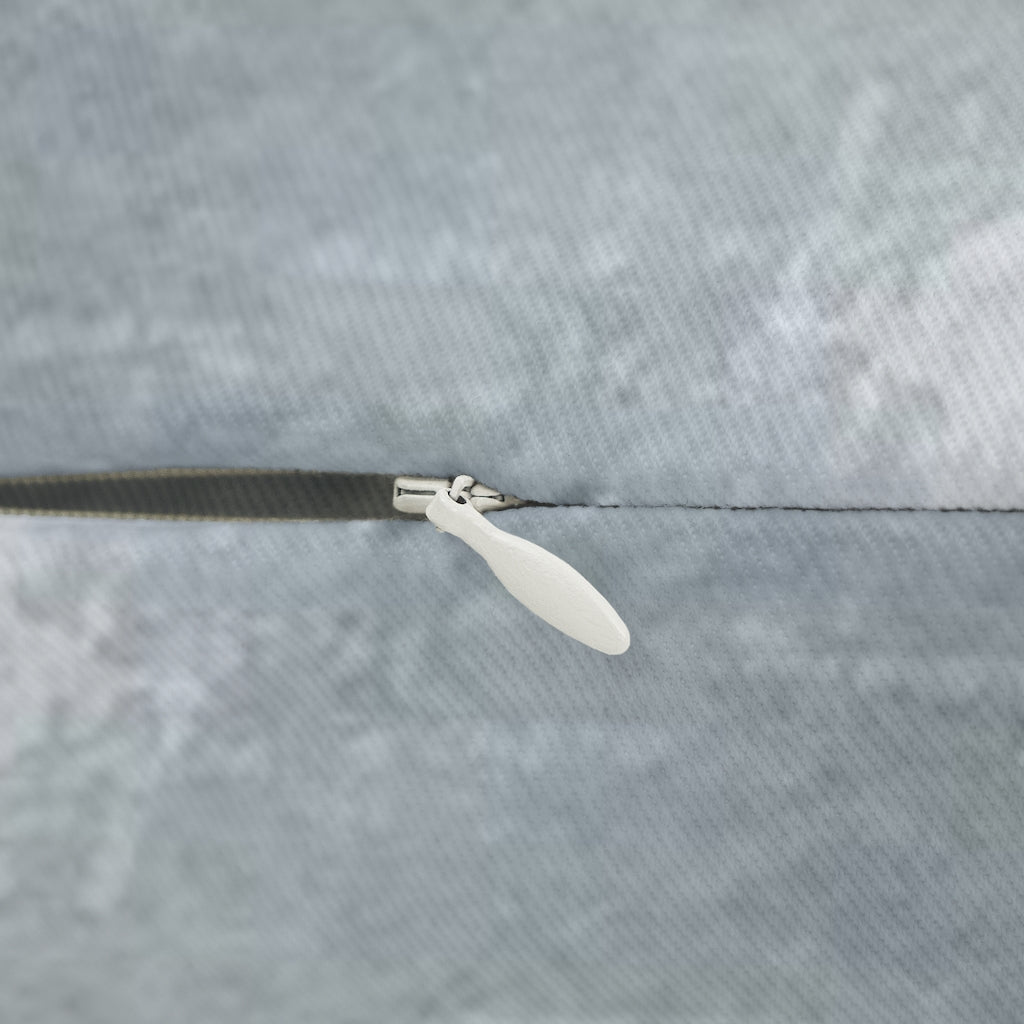 Whimsical Lumbar Pillow | White Grey Black