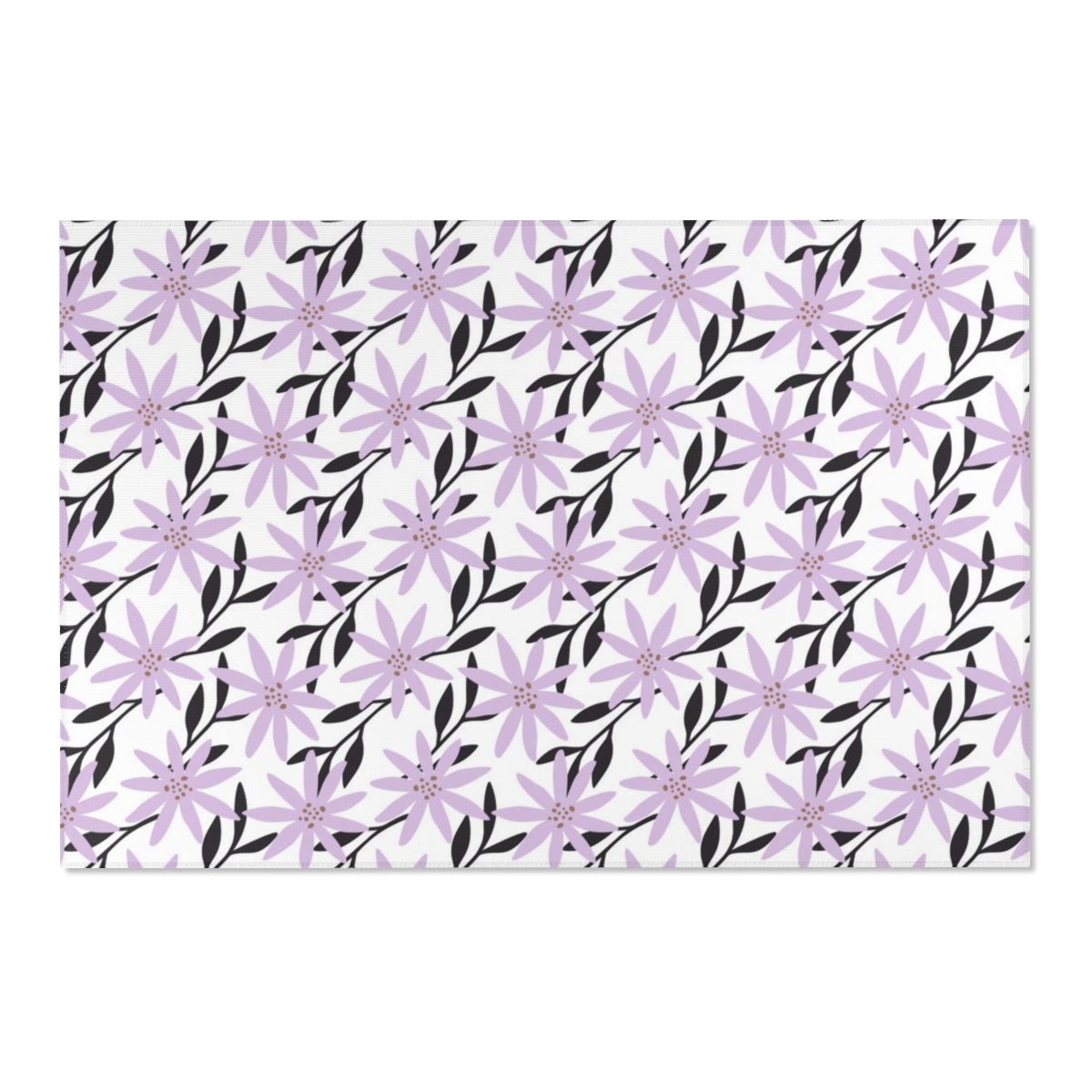 Floral Area Rug | Cute Retro 70s