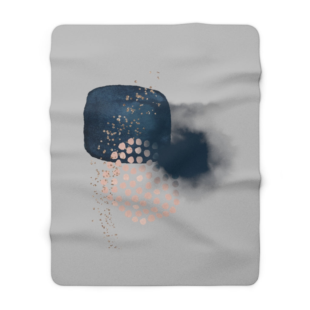 sherpa fleece throw blanket