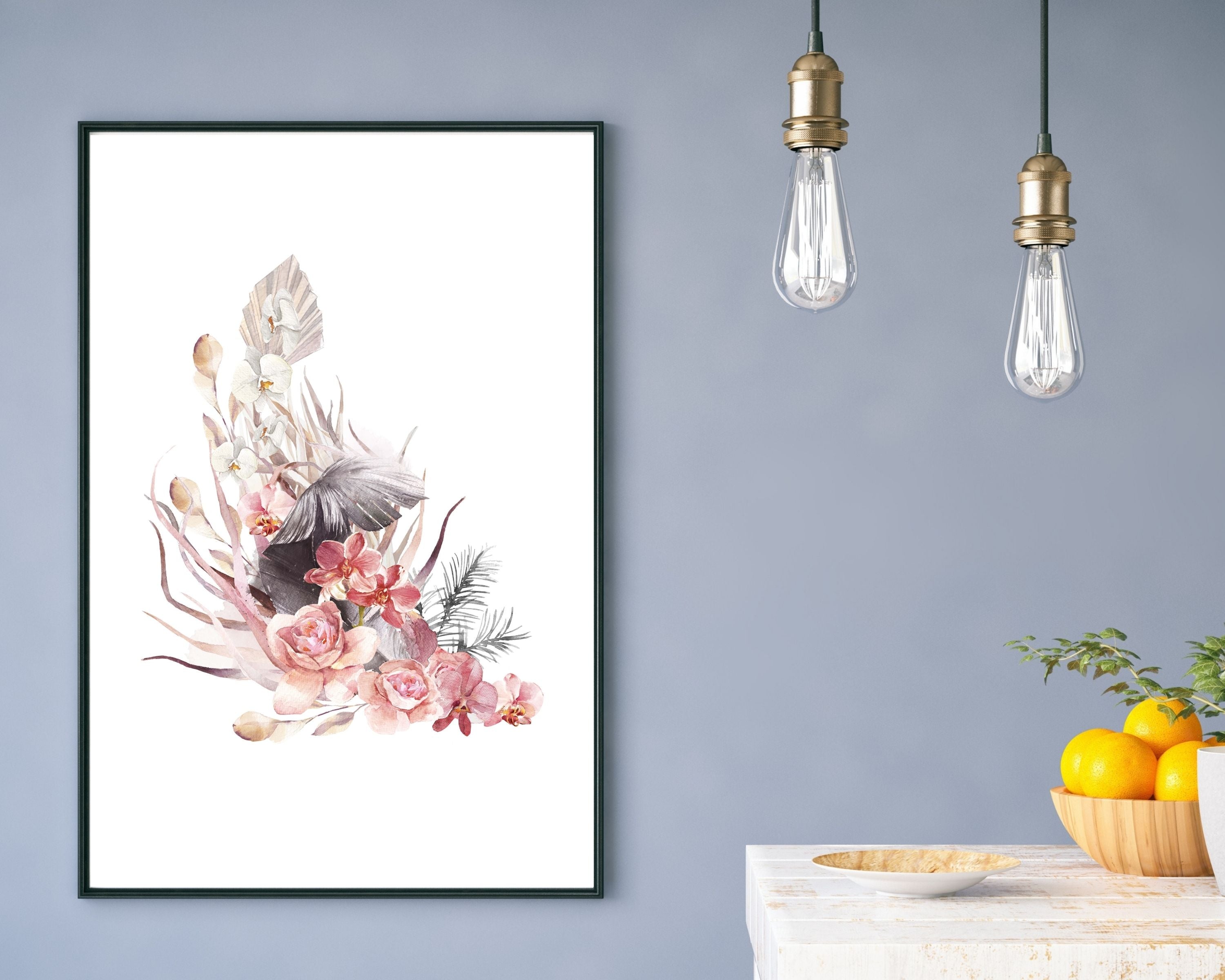 Wild Flowers Art Prints | Pink Orchids