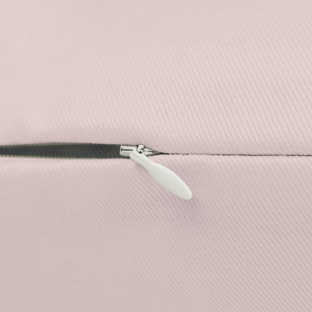 Botanical Lumbar Pillow | Minimalist Blush Pink | Purple Leaves