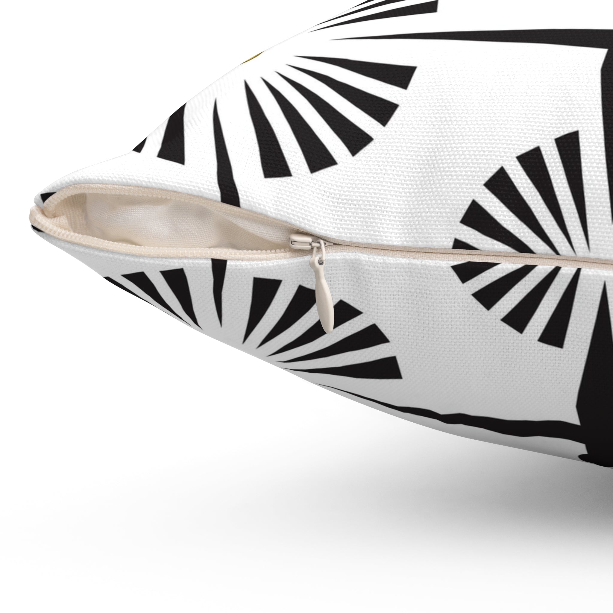 Art Deco Pillow Cover | Black and White