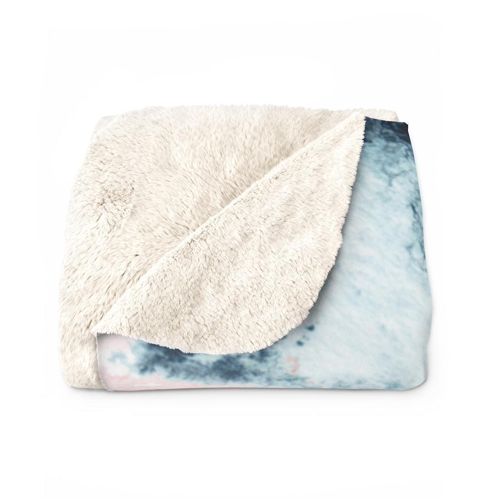 modern abstract cozy blanket