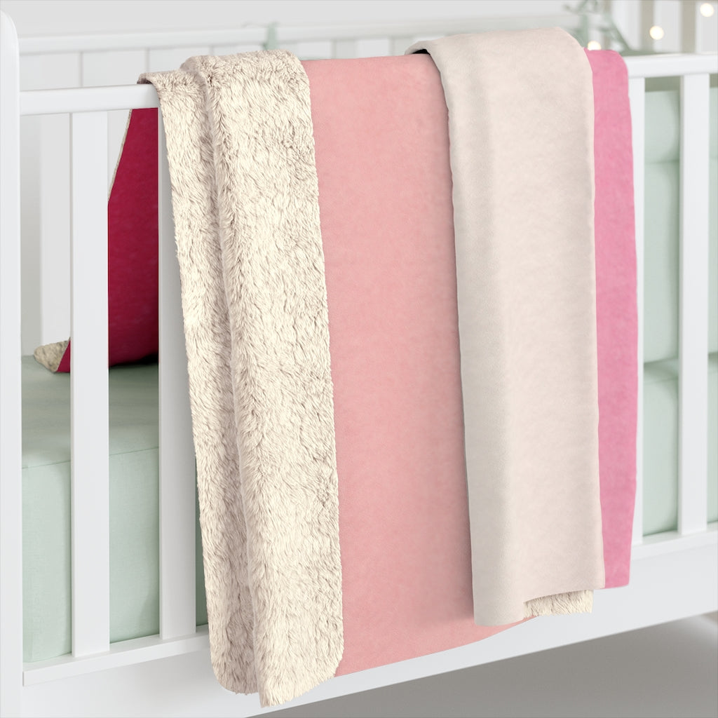 Boho chic, Red Dusty Blush Pink, Ombre Abstract Blanket,