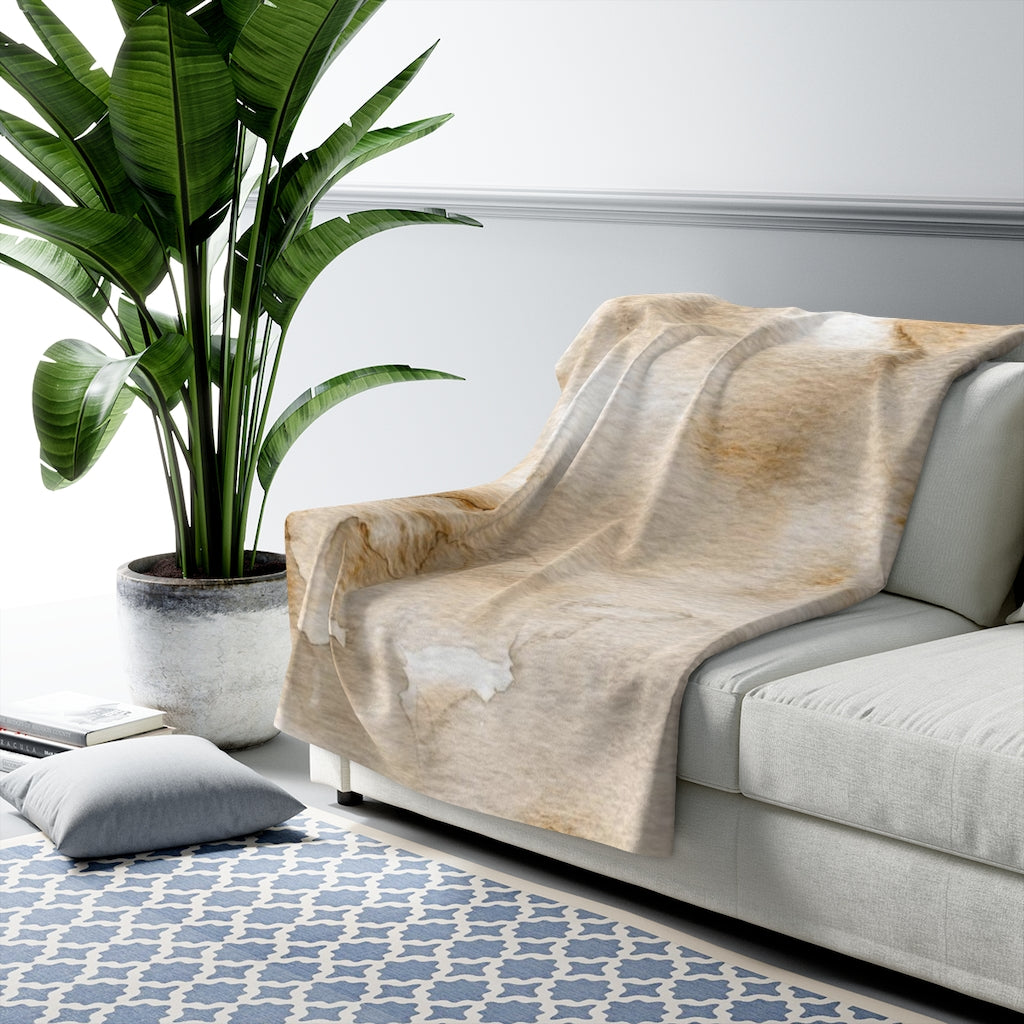 Abstract Comfy Blanket | Burnt Orange