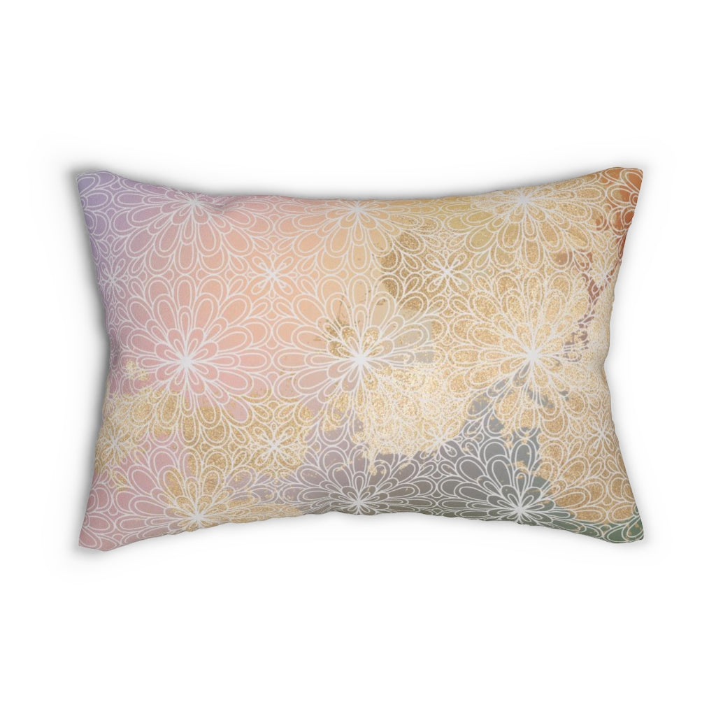 Lumbar rectangle throw pillow