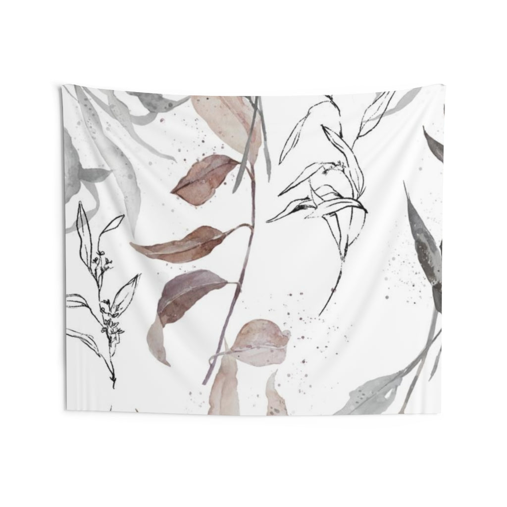 Floral Tapestry | White Bronze Grey White