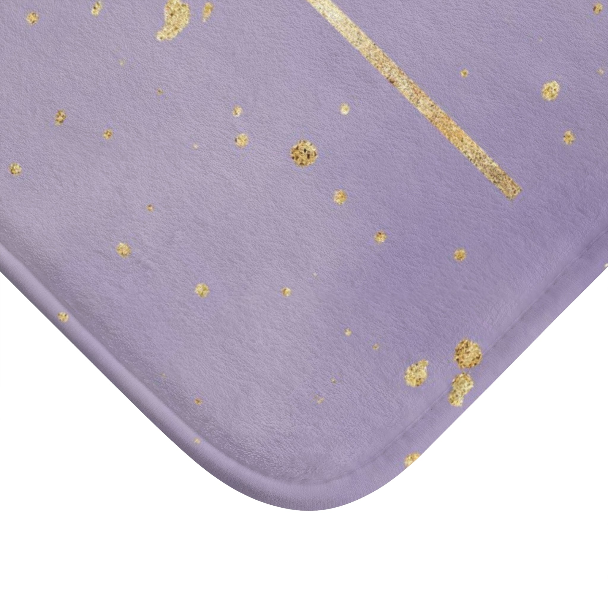 Boho Abstract Bath, Kitchen Mat | Lavender Beige