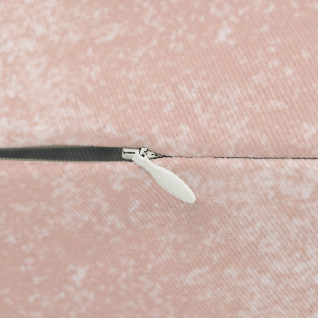 Abstract Boho Lumbar Pillow | Blush Pink Gold Beige