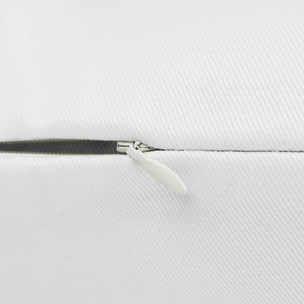 With Saying Lumbar Pillow | White | Gratitude