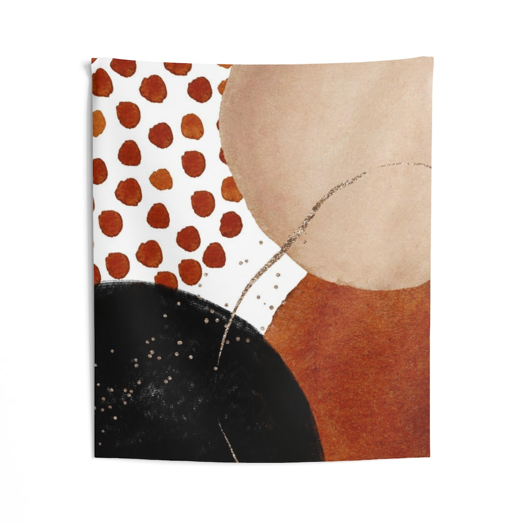 Abstract Tapestry | Yellow Rust Black Gold
