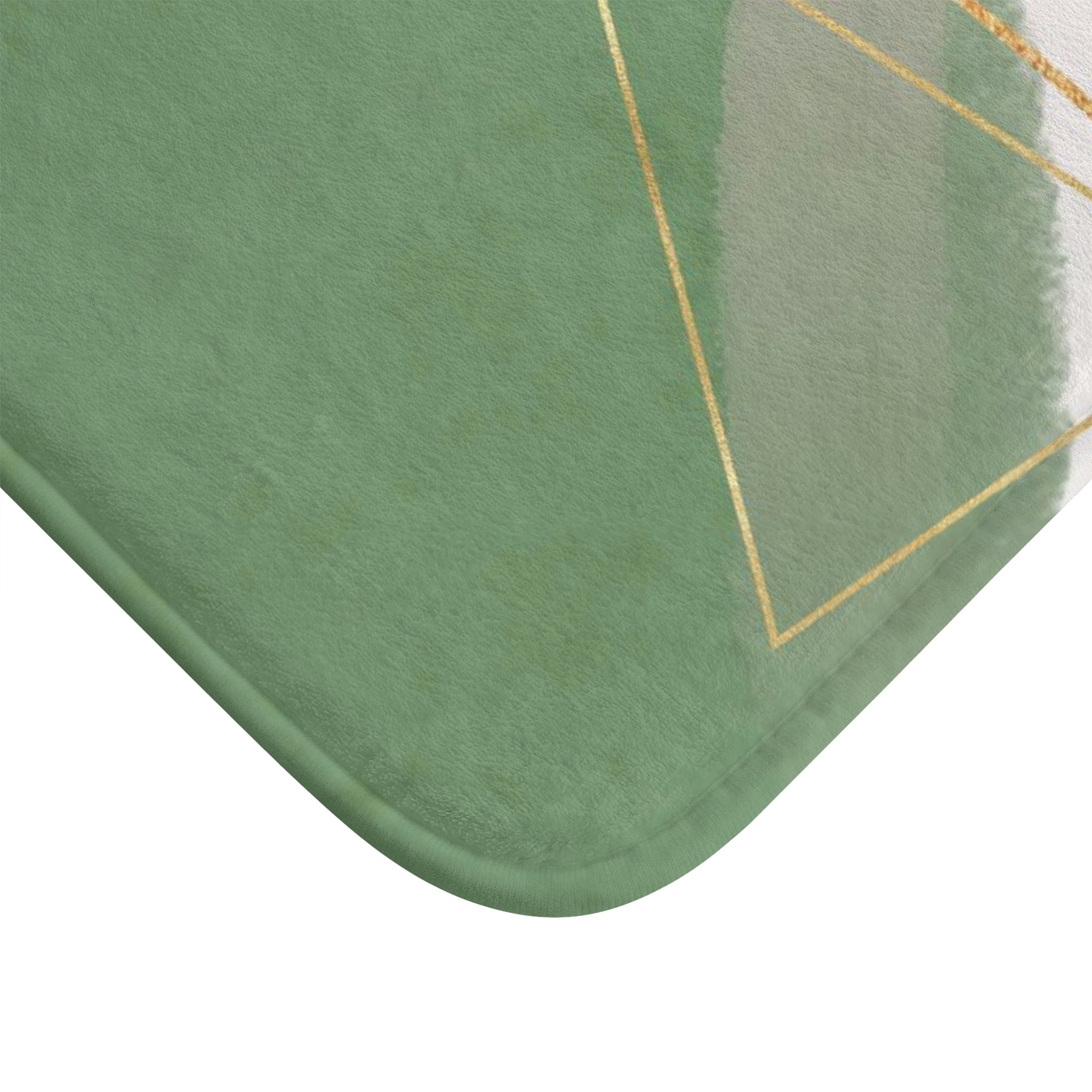 Boho Abstract Bath, Kitchen Mat | Sage Green, Dusty Pink