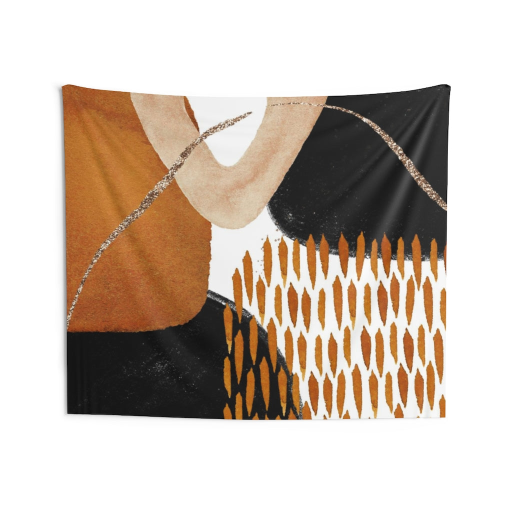 Abstract Tapestry | Yellow Rust Black Gold