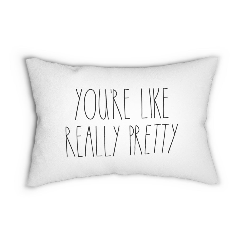 modern throw lumbar pillow with insert