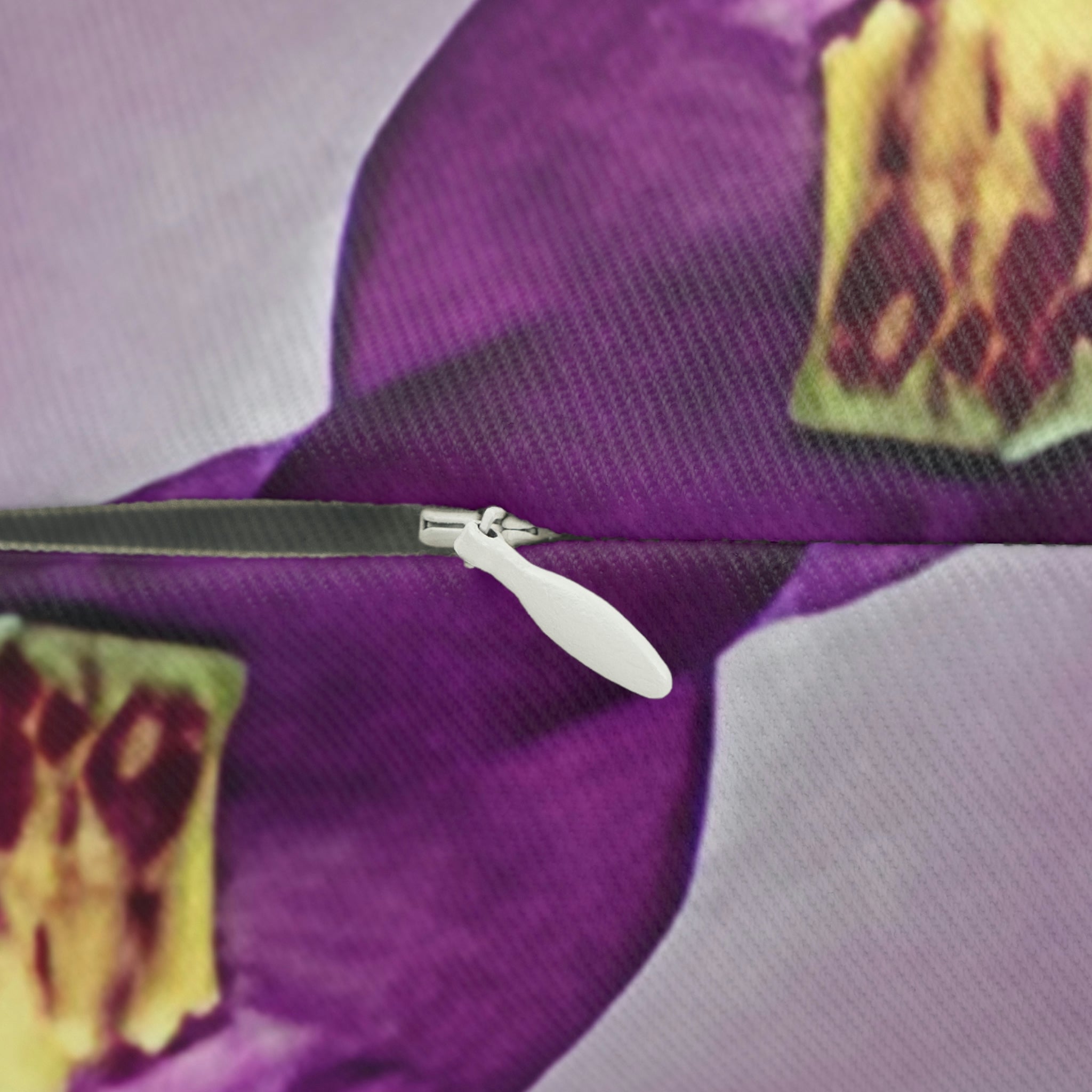 Tropical Lumbar Pillow | Purple Orchid