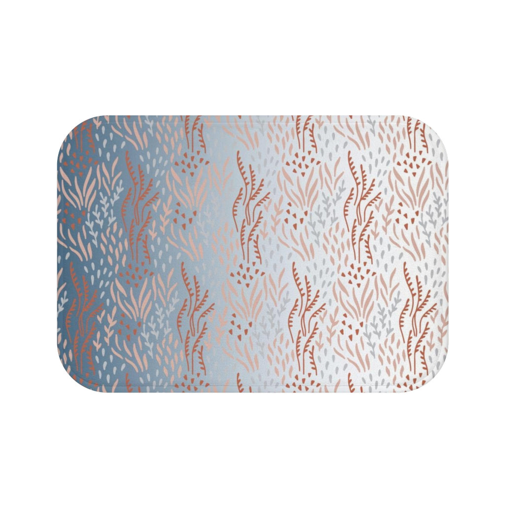 tropical coastal floor rug