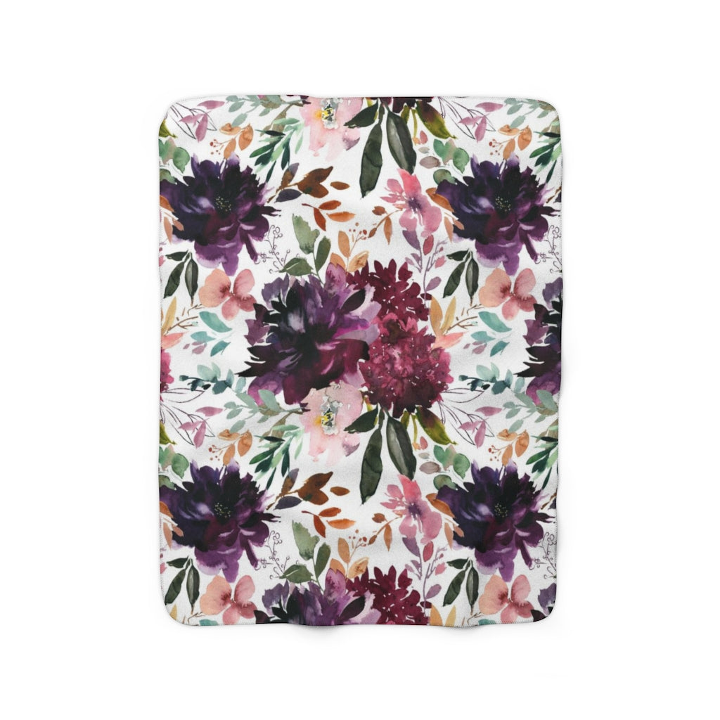 modern abstract cozy blanket