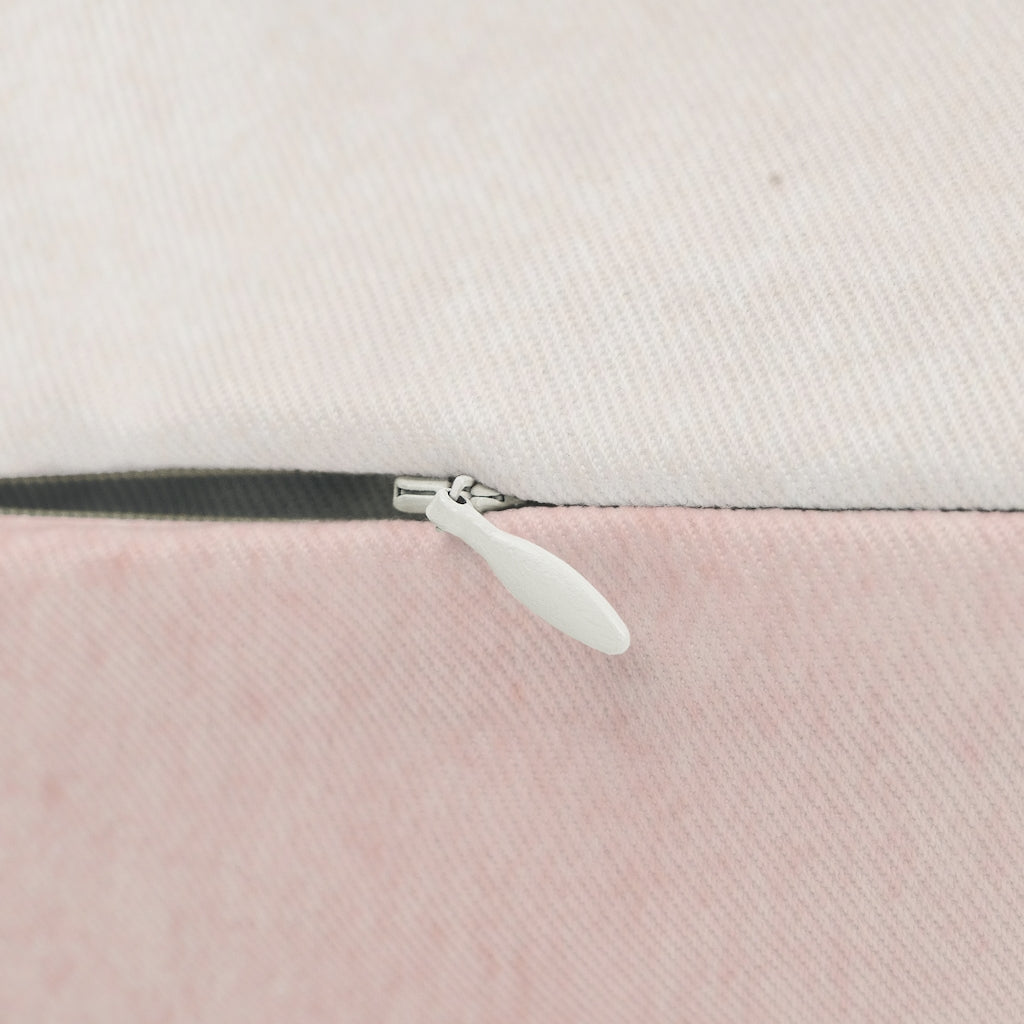 Abstract Lumbar Pillow, Pastel, Ivory, Beige, Blush Pink