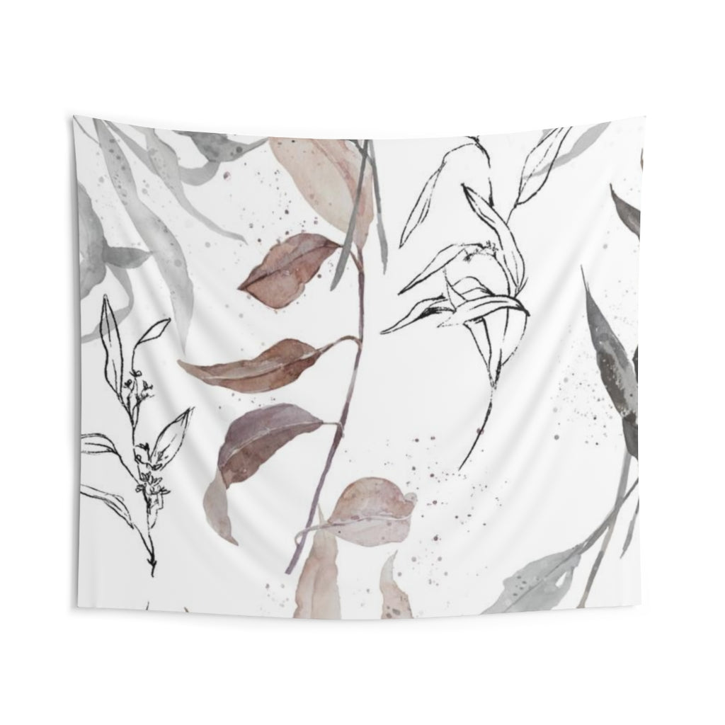 Floral Tapestry | White Bronze Grey White