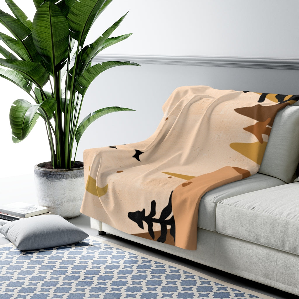 Boho Woodlands Spruce, Forest Blanket