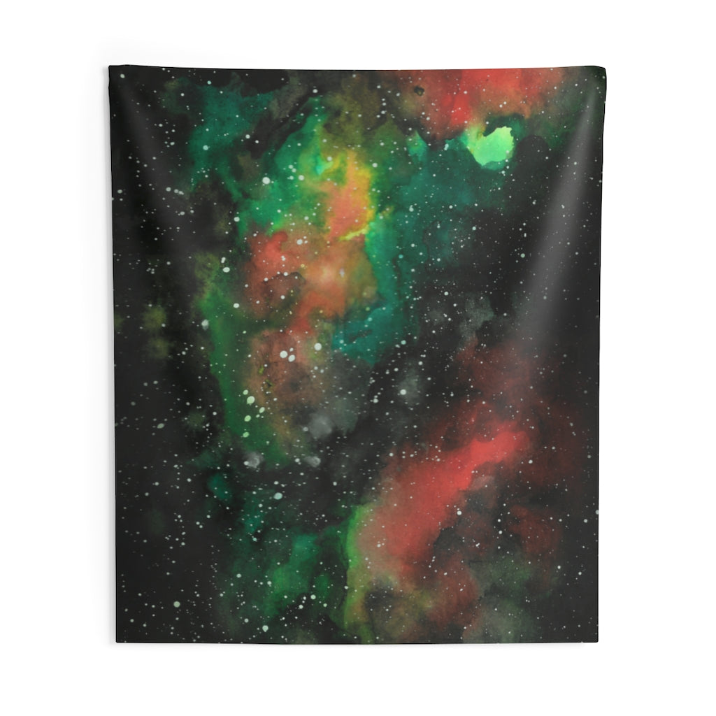 Abstract Tapestry | Black Green Red