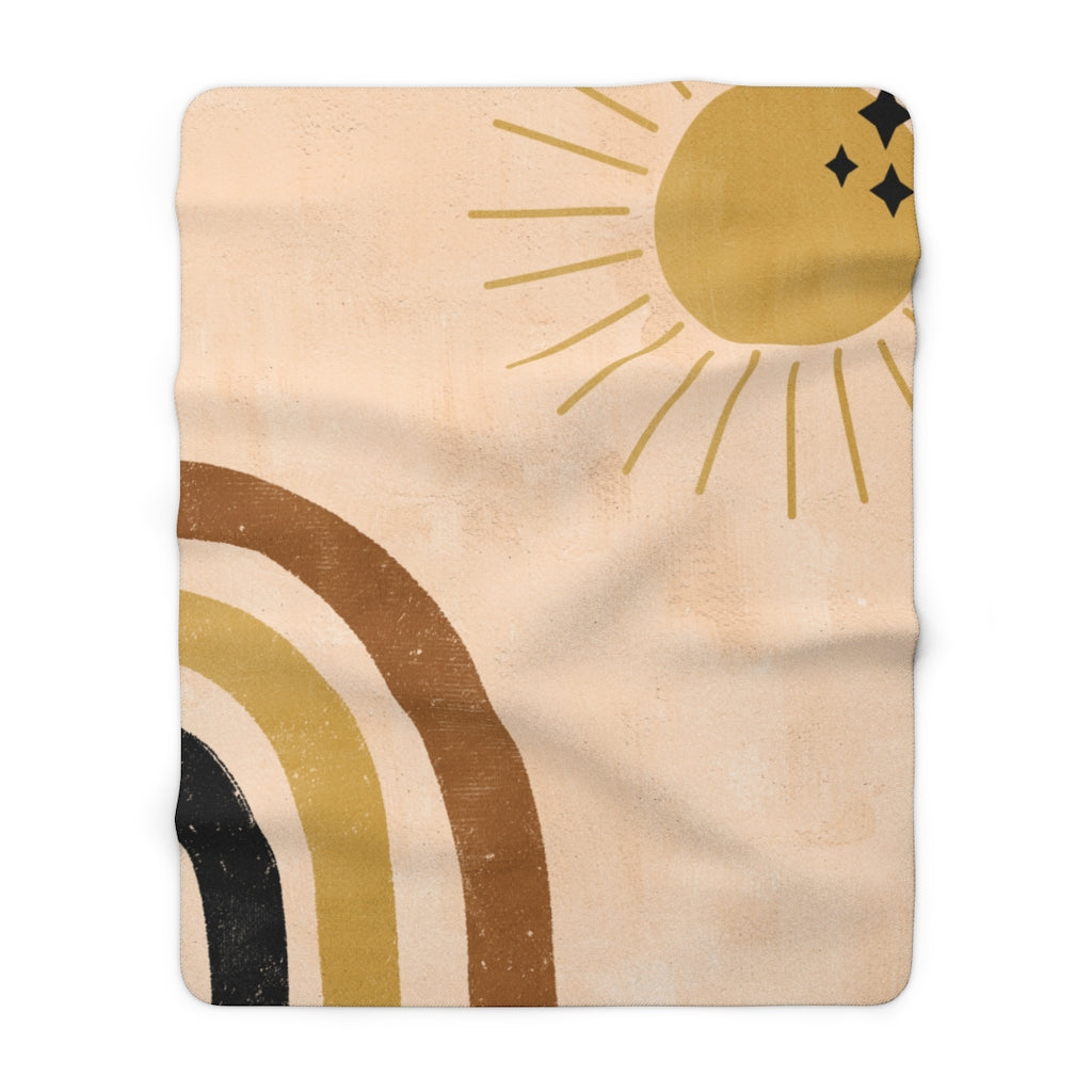 sherpa fleece throw blanket