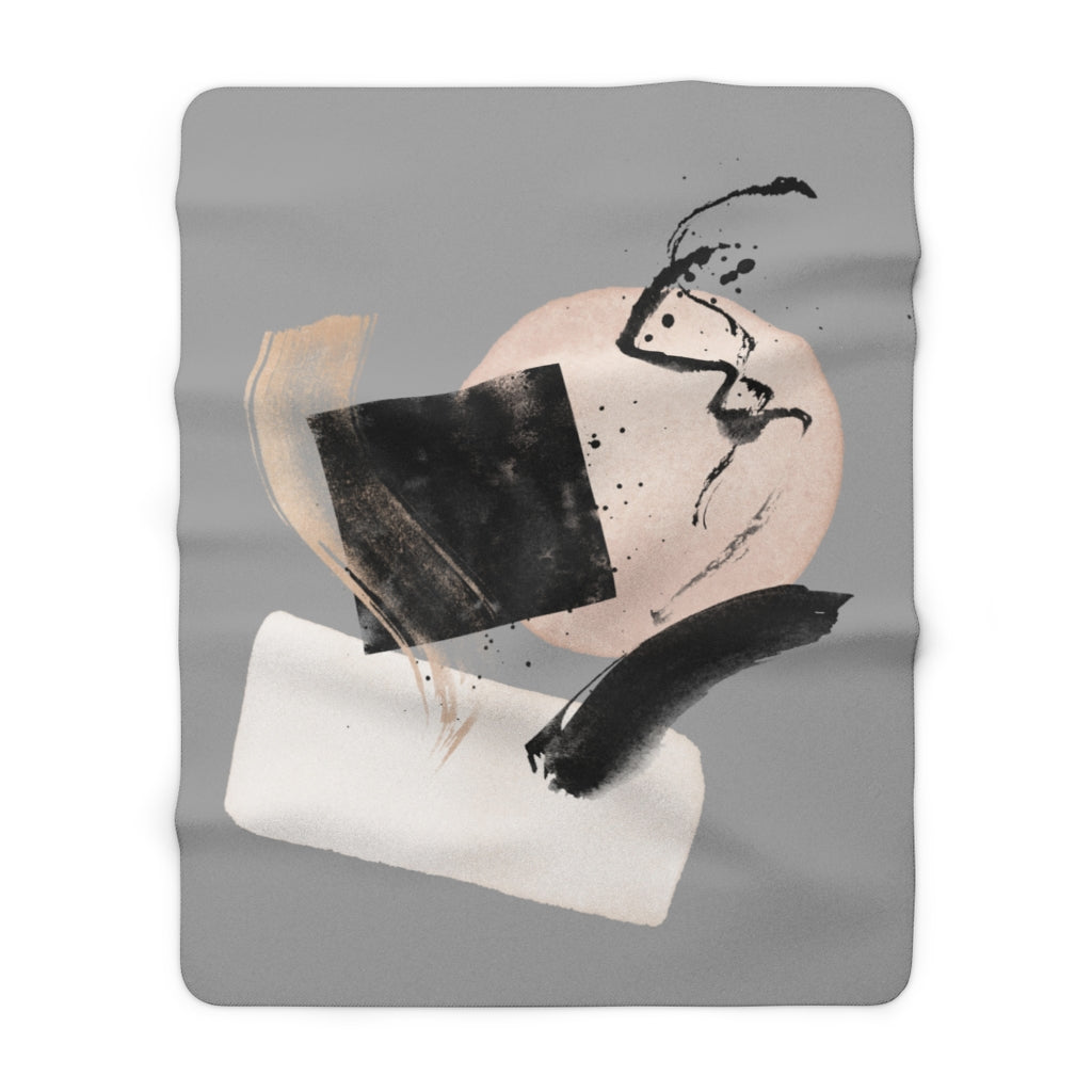 sherpa fleece throw blanket