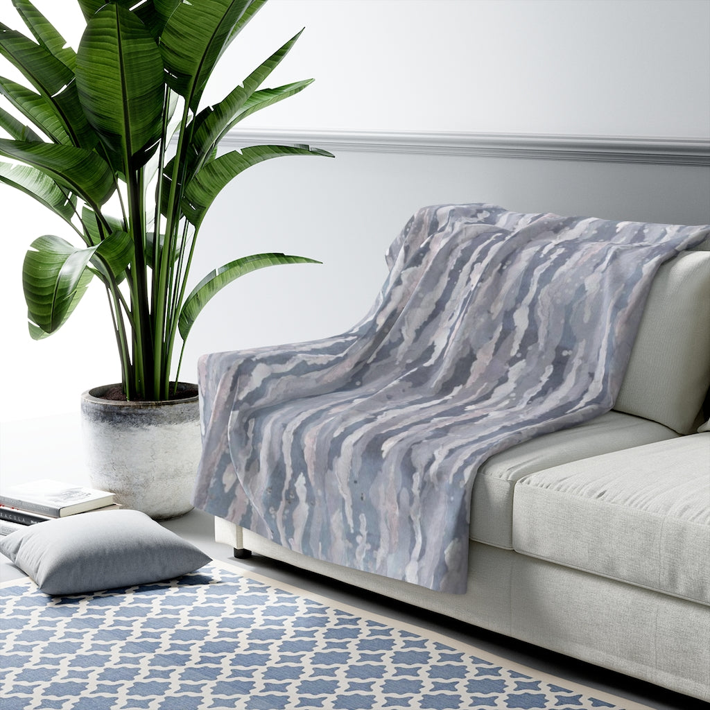 Clouds Comfy Blanket | Blue Ombre