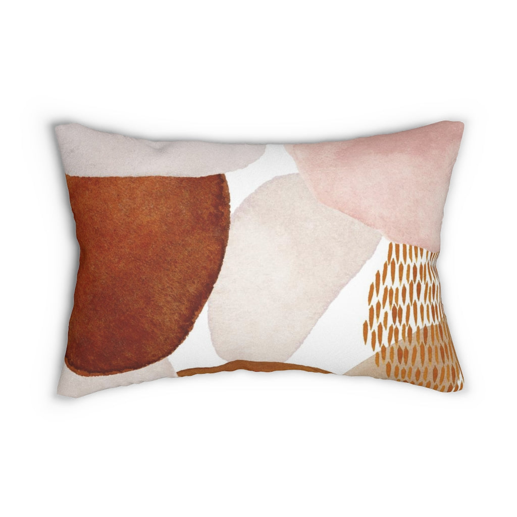 Lumbar rectangle throw pillow
