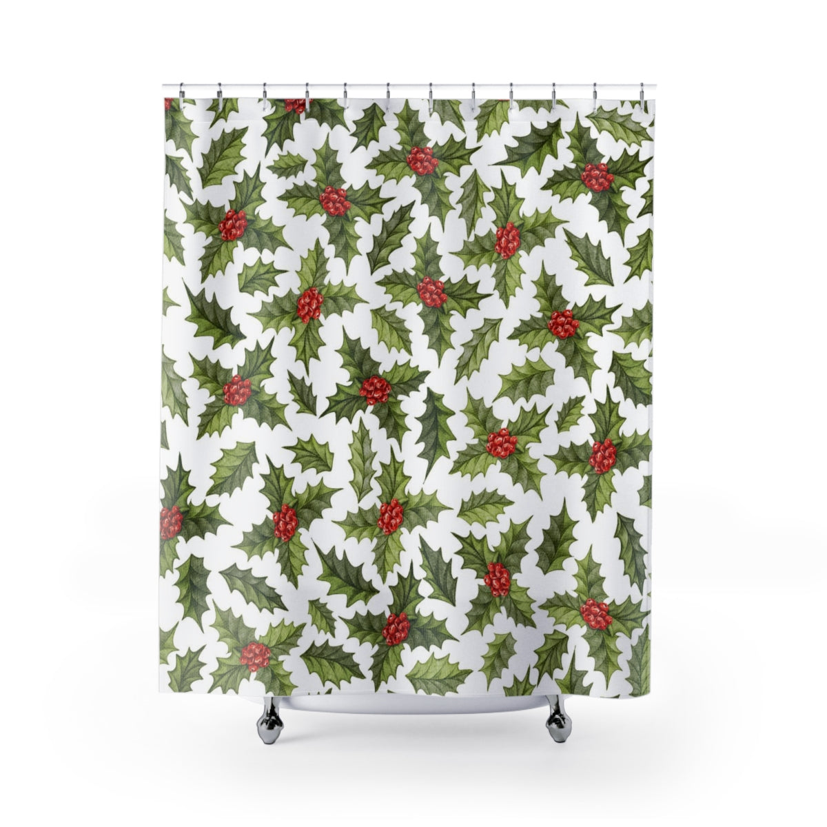 modern boho fabric shower curtain