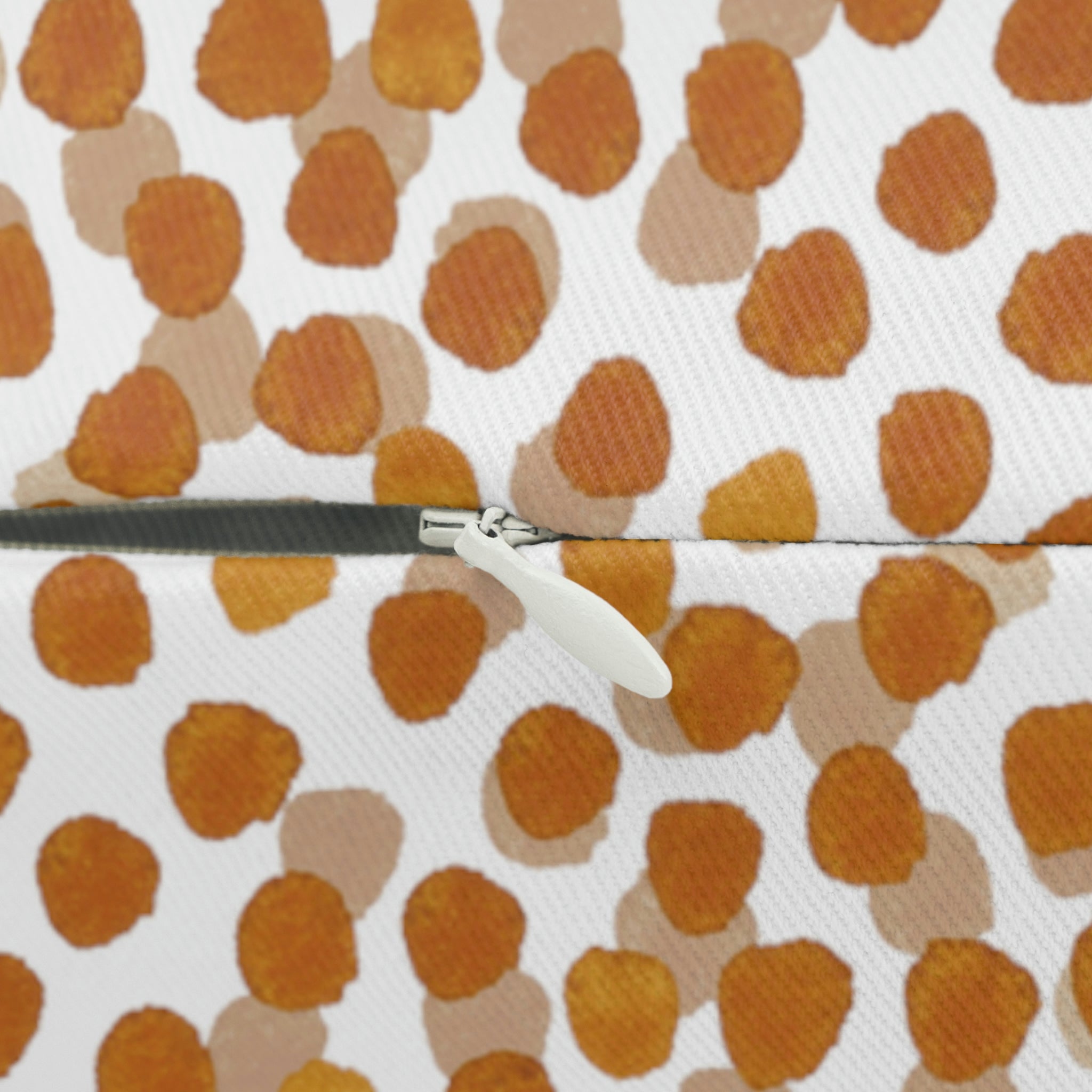 Abstract Lumbar Pillow | Navy Blue Rust