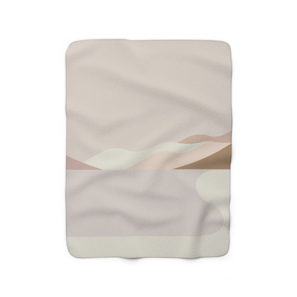modern abstract cozy blanket